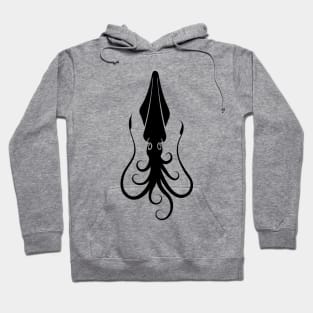 Squid Icon Black Hoodie